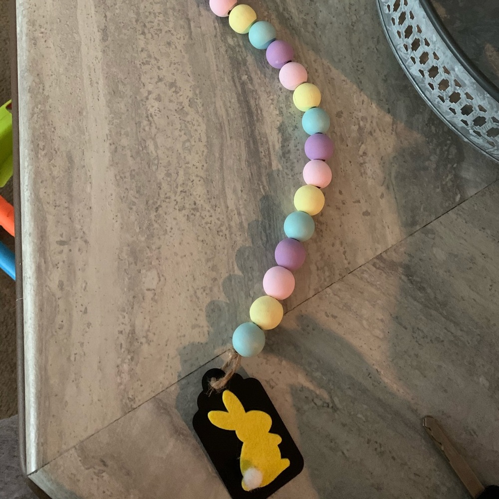 Easter beaded garland